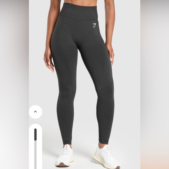 Gymshark Vital Leggings in Black Marl - Picture 1 of 7